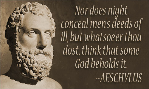 Aeschylus quote